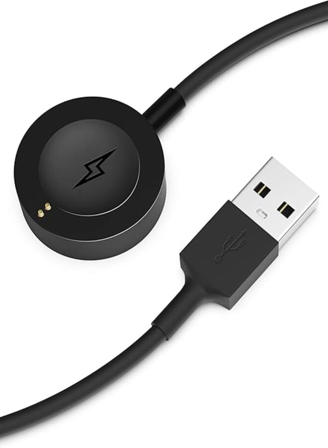 Bicmice Charger Dock for Fossil Gen 4/5/5E/6, Michael Kors Runway, Skagen Falster 2, Misfit Vapor 2, Diesel Guard 2.5 - USB-C Charging Cable 1M - Smartwatch Accessories